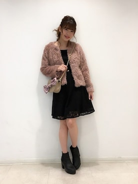 dazzlin SHOP STAFFさん（レディース・160cm）の冬コーディネート