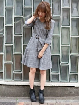 「フィットアンドフレア」｜dazzlin SHOP STAFFさん（レディース・150cm）の冬コーディネート