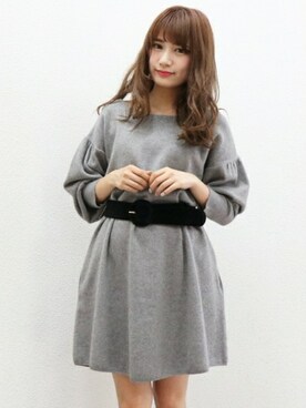 dazzlin SHOP STAFFさん（レディース・150cm）の冬コーディネート
