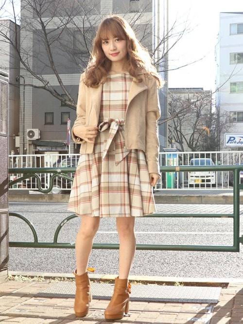 449 ダズリン フェイクスウェード ジャケット ブルゾン ライダース 累計7000枚販売フェイクスエードリブブルゾン(その他のコート