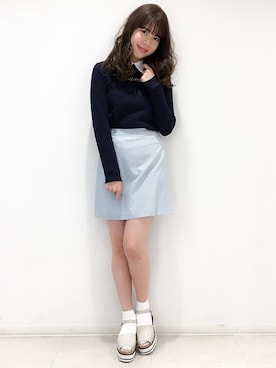 dazzlin SHOP STAFFさん（レディース・160cm）の冬コーディネート
