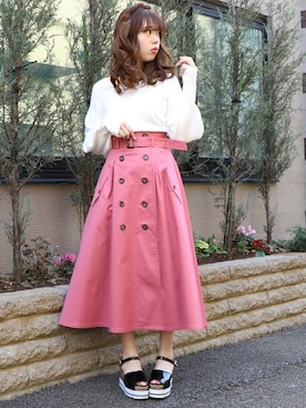 dazzlin SHOP STAFFさん（レディース・162cm）の冬コーディネート