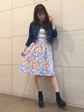 dazzlin SHOP STAFFさん（レディース・165cm）の春コーディネート
