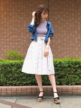 dazzlin SHOP STAFFさん（レディース・165cm）の春コーディネート