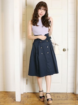dazzlin SHOP STAFFさん（レディース・162cm）の春コーディネート