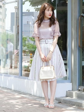 dazzlin SHOP STAFFさん(レディース・162cm)の夏コーディネート