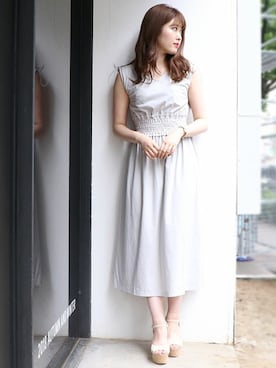 dazzlin SHOP STAFFさん（レディース・162cm）の夏コーディネート