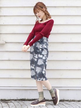 「ナロースカート」｜dazzlin SHOP STAFFさん（レディース・165cm）の夏コーディネート