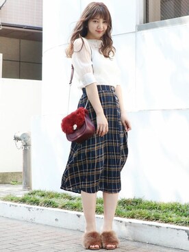 dazzlin SHOP STAFFさん（レディース・155cm）の夏コーディネート