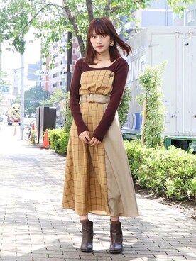 dazzlin SHOP STAFFさん（レディース・150cm）の秋コーディネート