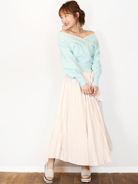 dazzlin SHOP STAFFさん（レディース・163cm）の春コーディネート