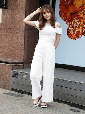 dazzlin SHOP STAFFさん（レディース・162cm）の夏コーディネート