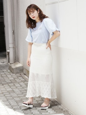 dazzlin SHOP STAFFさん（レディース・156cm）の夏コーディネート