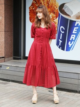 dazzlin SHOP STAFFさん（レディース・162cm）の夏コーディネート