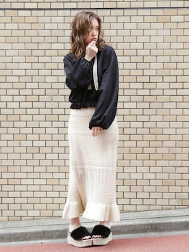 「サボ」｜dazzlin SHOP STAFFさん（レディース・158cm）の夏コーディネート