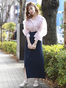 dazzlin SHOP STAFFさん（レディース・153cm）の冬コーディネート
