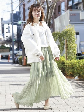 dazzlin SHOP STAFFさん（レディース・160cm）の春コーディネート