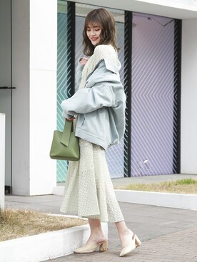 dazzlin SHOP STAFFさん(レディース・160cm)の春コーディネート