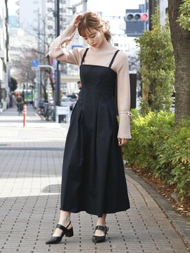 dazzlin SHOP STAFFさん（レディース・153cm）の春コーディネート