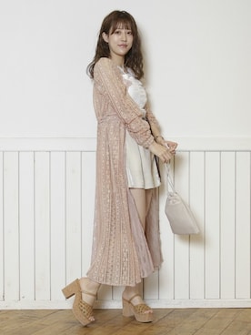 dazzlin SHOP STAFFさん（レディース・160cm）の春コーディネート