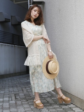 dazzlin SHOP STAFFさん（レディース・157cm）の夏コーディネート