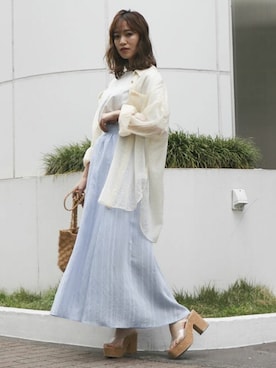 dazzlin SHOP STAFFさん（レディース・153cm）の夏コーディネート