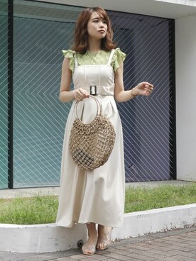 dazzlin SHOP STAFFさん（レディース・157cm）の夏コーディネート