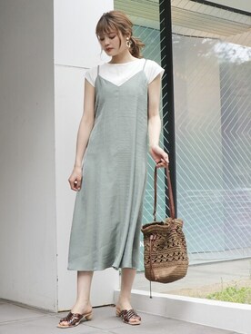 dazzlin SHOP STAFFさん（レディース・162cm）の夏コーディネート
