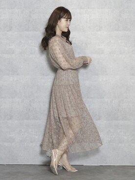 「dazzlin（ダズリン）のメニーストラップサンダル【WEB限定】（サンダル）」を使った、dazzlin SHOP STAFFさん（レディース・160cm）の夏コーディネート