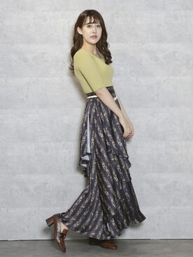 dazzlin SHOP STAFFさん（レディース・160cm）の夏コーディネート