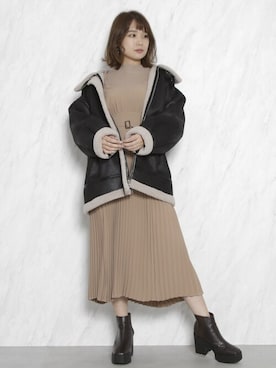 dazzlin SHOP STAFFさん(レディース・157cm)の冬コーディネート