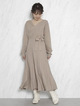 dazzlin SHOP STAFFさん（レディース・148cm）の冬コーディネート