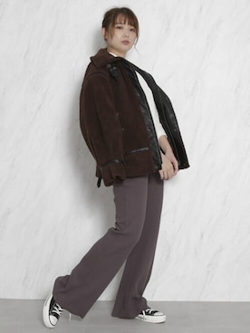 dazzlin SHOP STAFFさん（レディース・157cm）の冬コーディネート