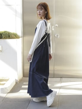 dazzlin SHOP STAFFさん（レディース・153cm）の冬コーディネート