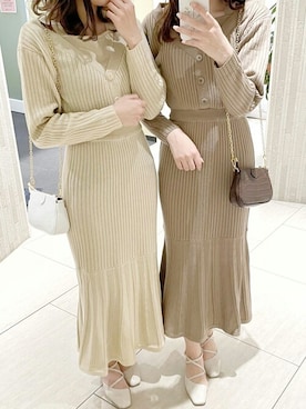 dazzlin SHOP STAFFさん(レディース・163cm)の冬コーディネート
