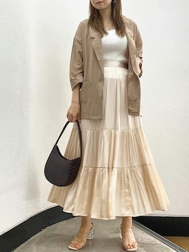 dazzlin SHOP STAFFさん（レディース・160cm）の春コーディネート