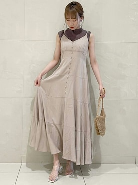 dazzlin SHOP STAFFさん（レディース・160cm）の夏コーディネート