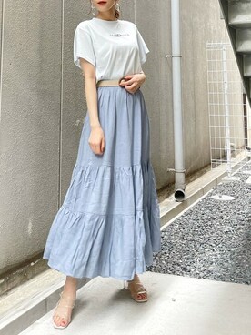 dazzlin SHOP STAFFさん（レディース・160cm）の夏コーディネート