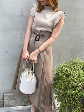 dazzlin SHOP STAFFさん（レディース・153cm）の夏コーディネート