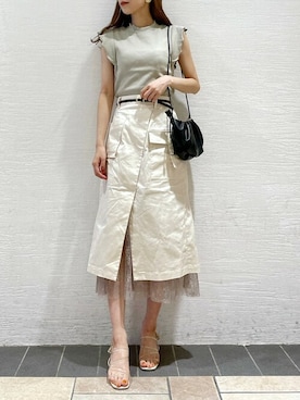 dazzlin SHOP STAFFさん（レディース・160cm）の夏コーディネート