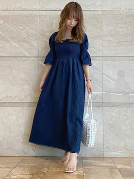 dazzlin SHOP STAFFさん（レディース・156cm）の夏コーディネート