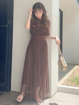 dazzlin SHOP STAFFさん（レディース・148cm）の夏コーディネート