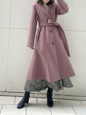 「マーメイド」｜「アイテム（その他アウター）」を使った、dazzlin SHOP STAFFさん（レディース・160cm）の秋コーディネート