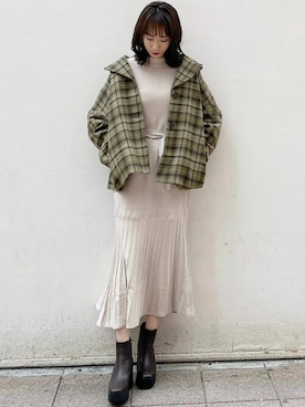 「サイドゴアブーツ」｜dazzlin SHOP STAFFさん（レディース・160cm）の秋コーディネート
