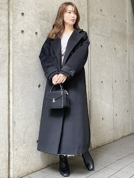 dazzlin SHOP STAFFさん（レディース・157cm）の冬コーディネート