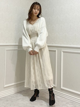 dazzlin SHOP STAFFさん（レディース・153cm）の冬コーディネート