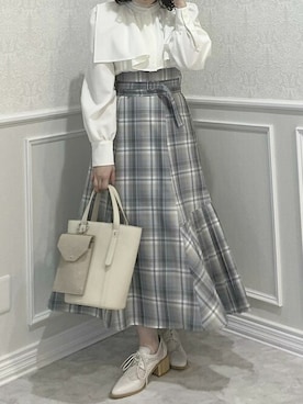 dazzlin SHOP STAFFさん（レディース・150cm）の冬コーディネート