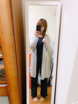 「LOGOS（ロゴス）のアイテム（パンツ）」を使った、ゆうこさん（レディース・162cm）の春コーディネート