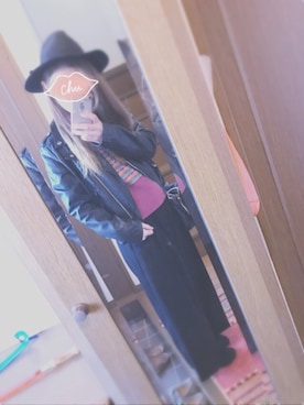 「Marc by Marc Jacobs（マークバイマークジェイコブス）のアイテム（ニット/セーター）」を使った、ちほさん（レディース・152cm）の冬コーディネート