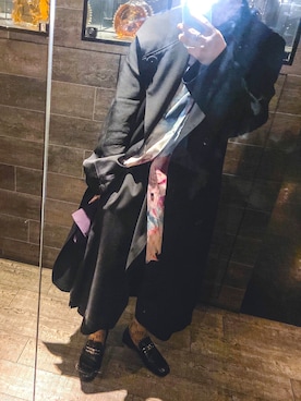 「REGULATION Yohji Yamamoto（レギュレーション ヨウジヤマモト）のアイテム（ジャケット/アウター）」を使った、sukeさん（メンズ・168cm）の秋コーディネート